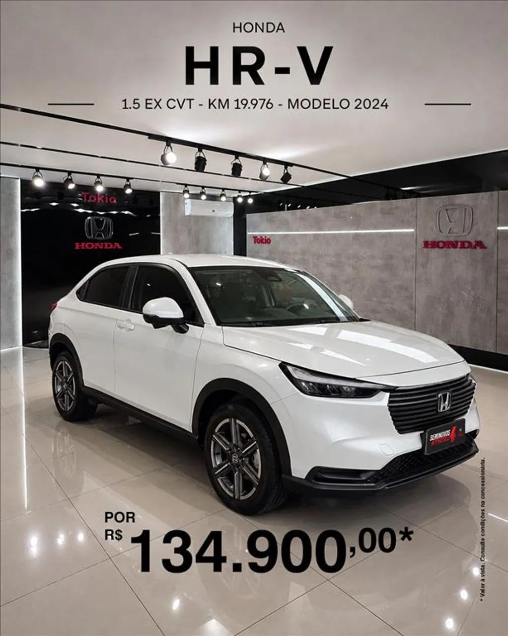 Honda Hr-V EX 1.5 Sensing 16V 5P Aut. 2024 2024