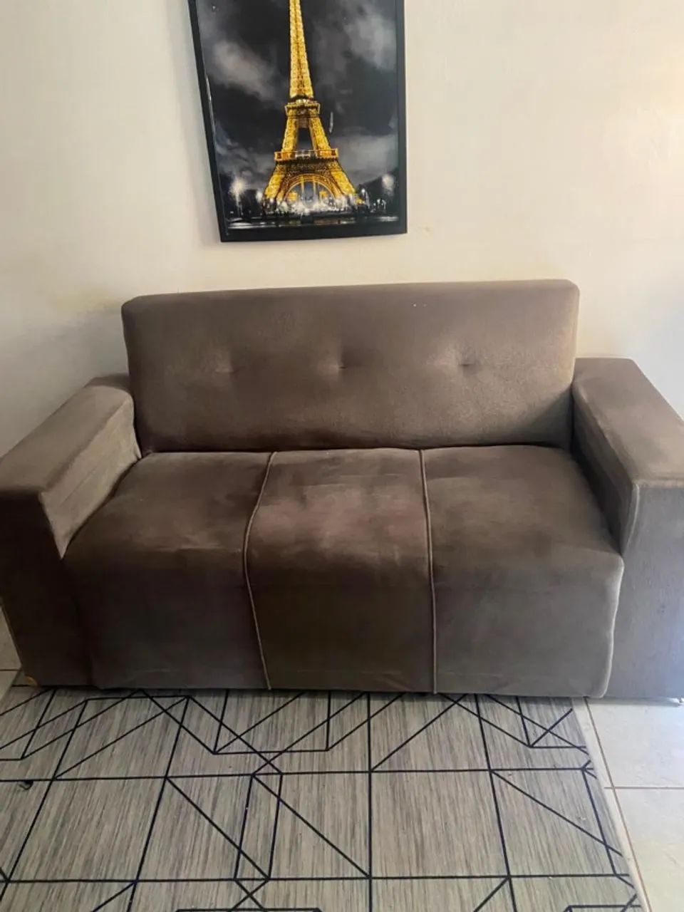 Dois sofá um pequeno e outro grande 2 a 4 lugares  - Foto 2