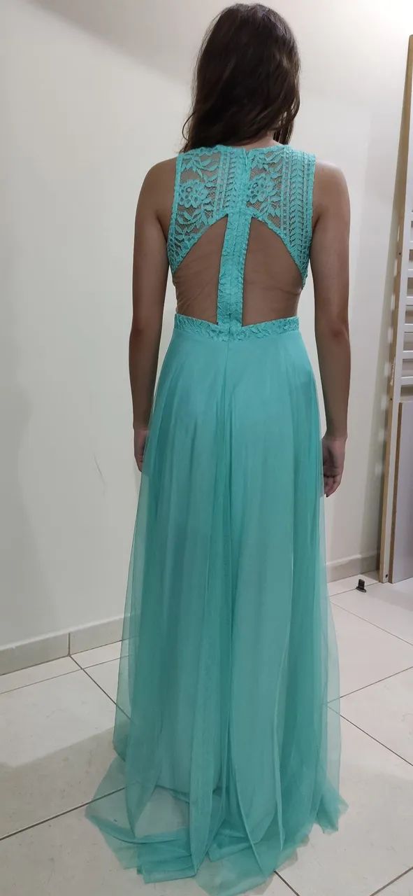 Vestido de festa cor Tiffany  - Foto 5