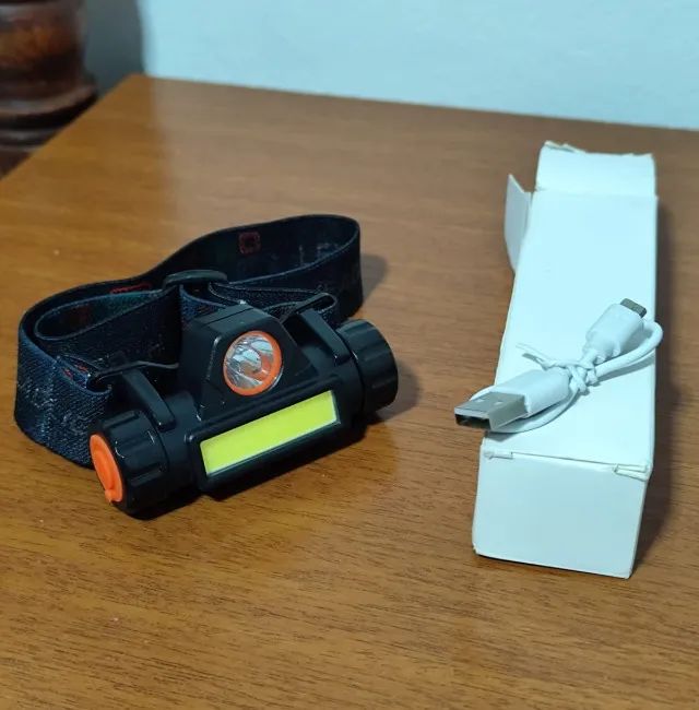 Faca Tática + Facão + Lanterna de cabeça - Foto 2