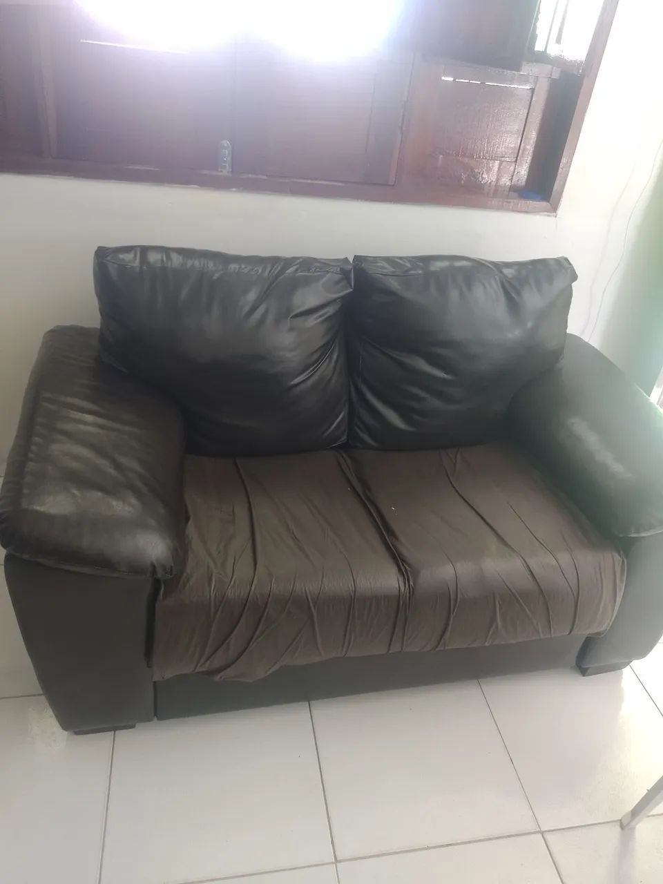 Sofás em couro de 2 e 3 lugares  - Foto 3