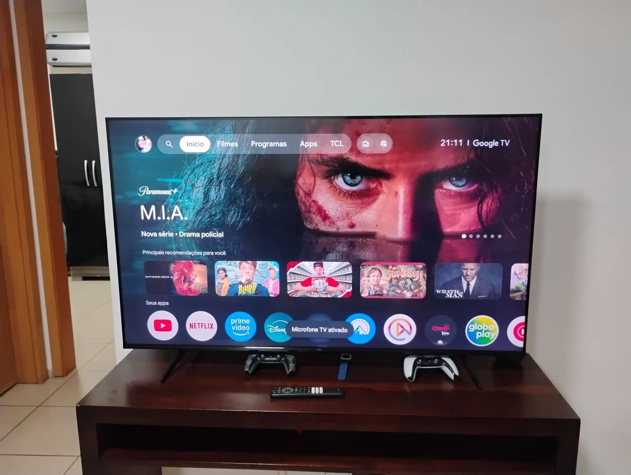Smart Tv Tcl Qled 4k 55 polegadas  - Foto 4