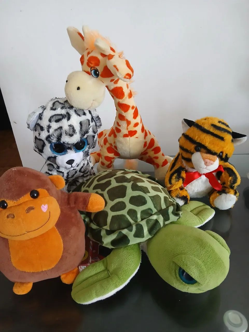 Pelúcias animais da floresta