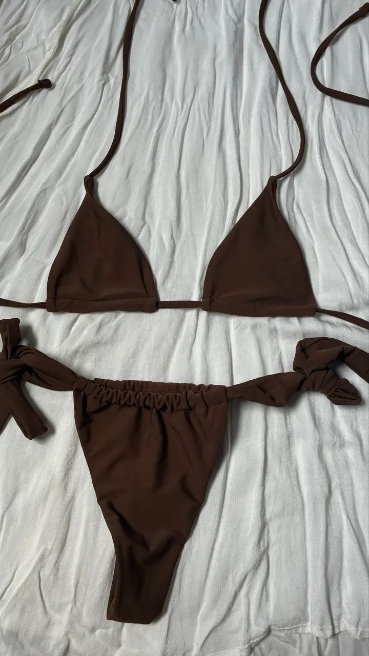 Conjunto de Biquíni Marrom  - Foto 3