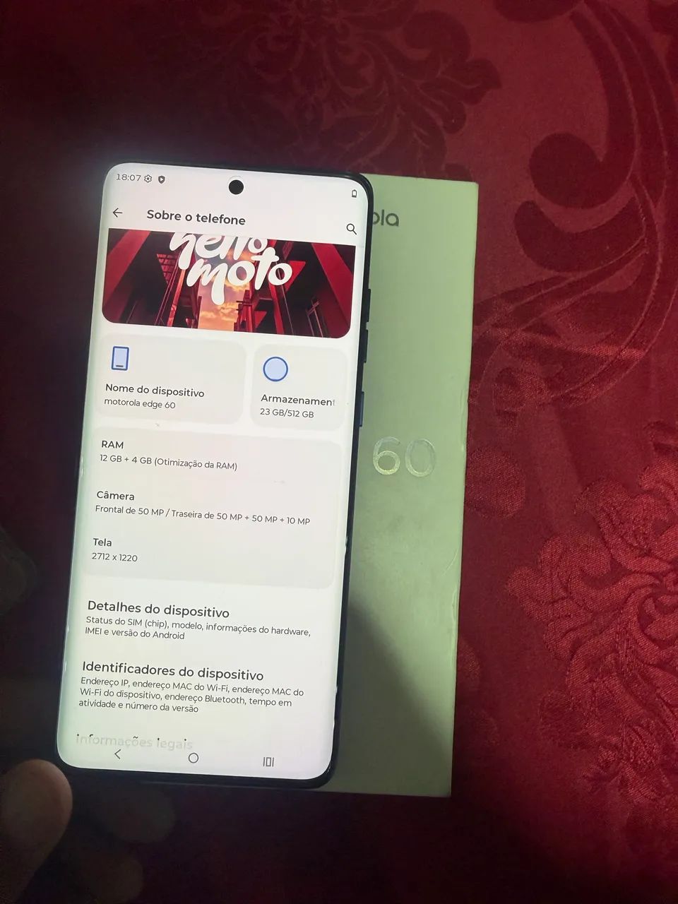 Moto Edge 60 512 gb só troca  - Foto 4