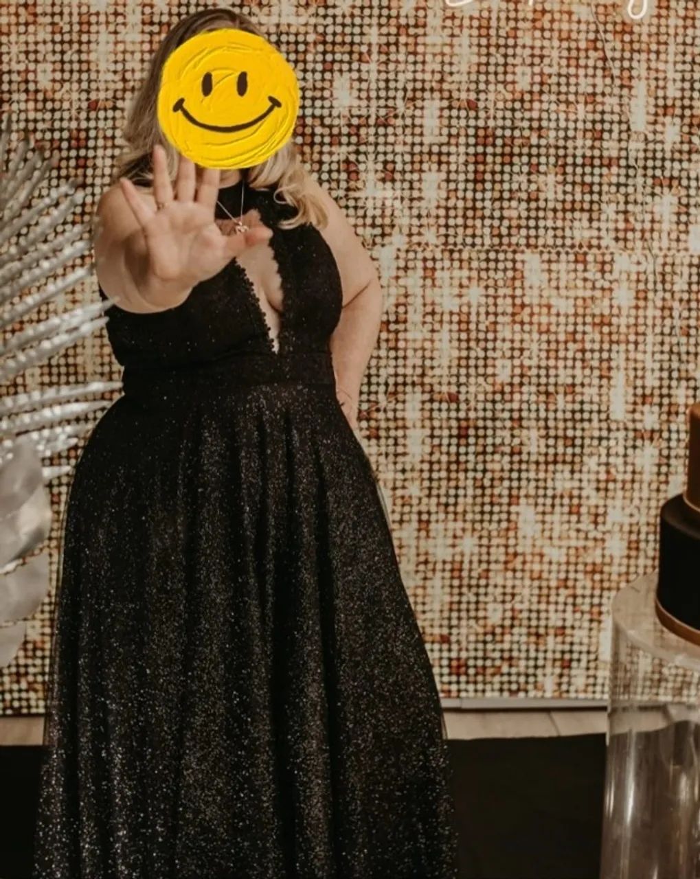 Vestido de Baile Tamanho Plus Size