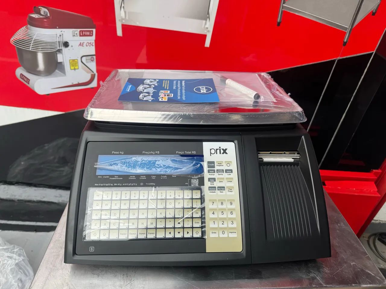 VENDO UMA BALANÇA ETIQUETADORA PRIX 6 NOVA SEM USO