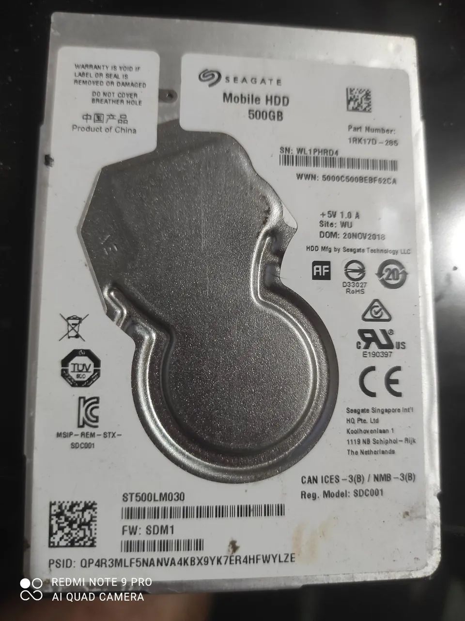 HD 500MB SEAGATE