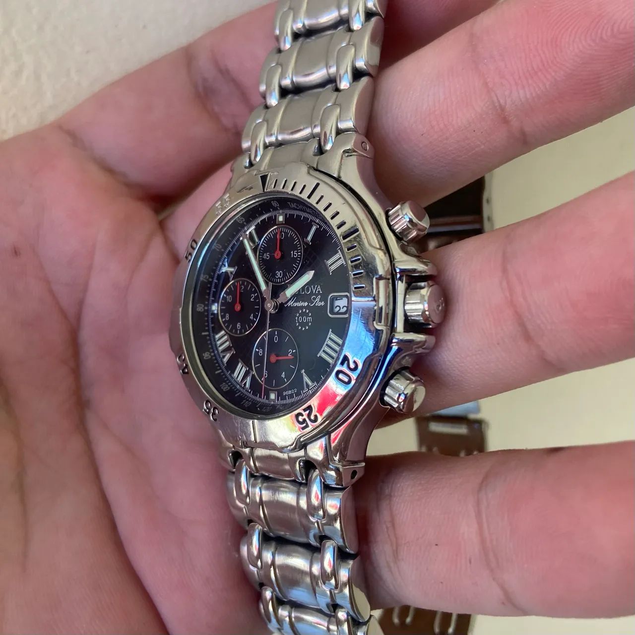 Relógio Bulova aço cronógrafo original  - Foto 2