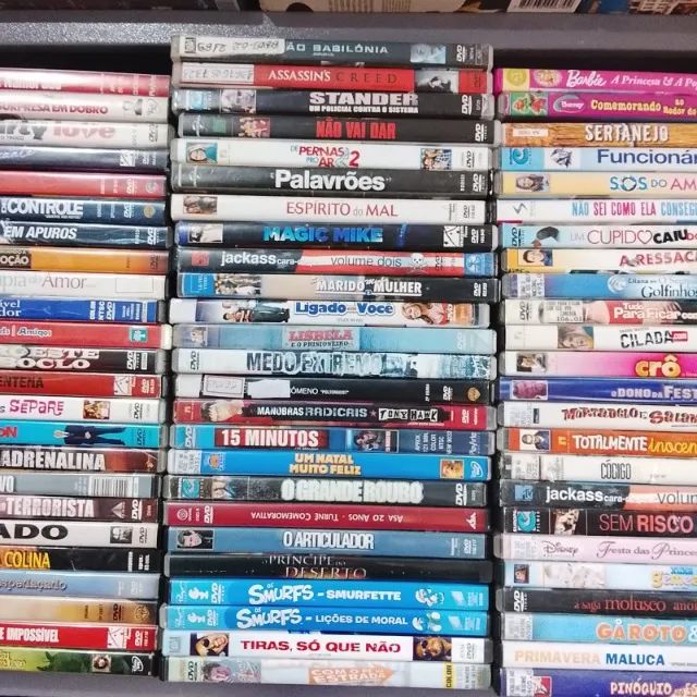 Lote com 260 DVDs originais de locadora - Foto 5