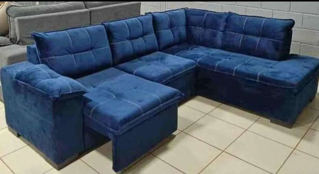 Vendo sofás de canto retrátil Taurus novos de fábrica  - Foto 3