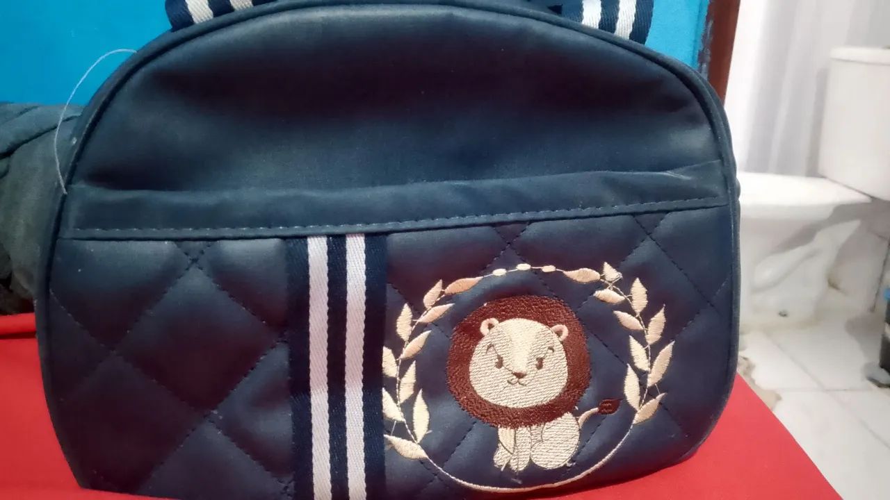 Kit bolsa maternidade mais, porta mamadeira  - Foto 5