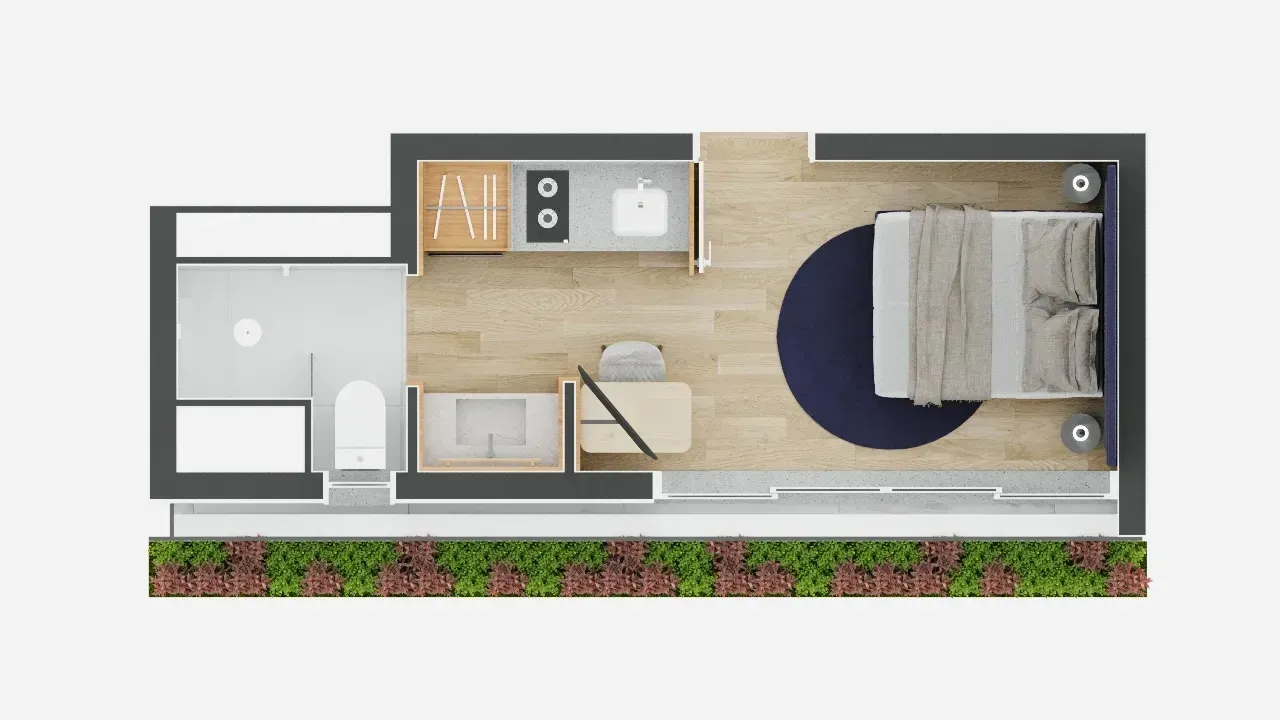 PLANTA 18m²