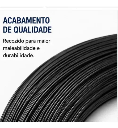 Arame Recozido Liso Bwg 18 1,24mm Rolo 1kg