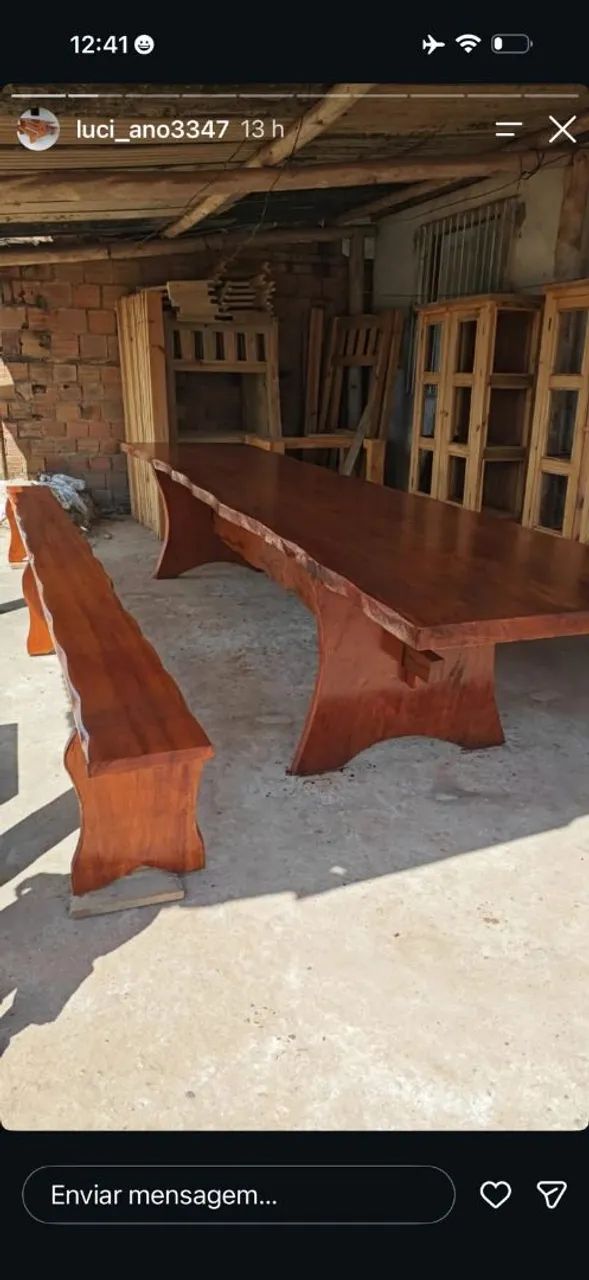 Mesa rústica de angelin pedra  - Foto 2