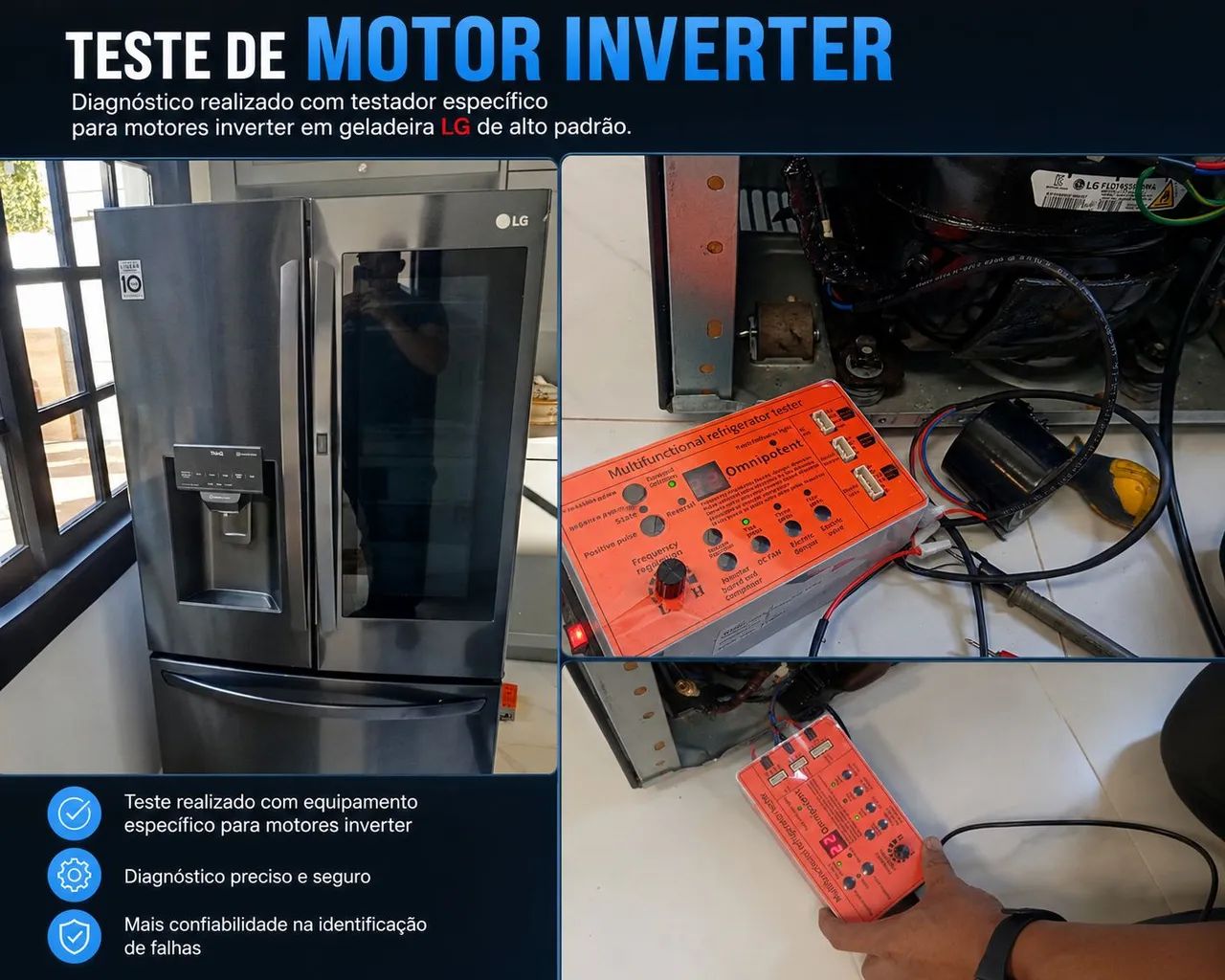 Reparo de geladeira e ar-condicionado  - Foto 2