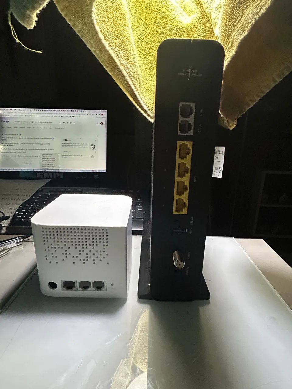 kit para internet de alta velocidade com modem e roteador Gigabit  - Foto 3