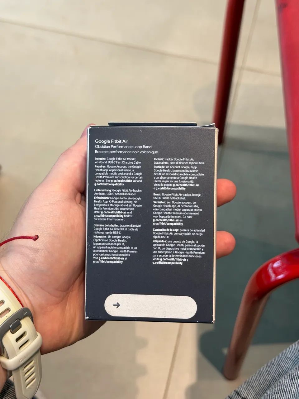Google Fitbit Air - Novo, lacrado - Foto 4