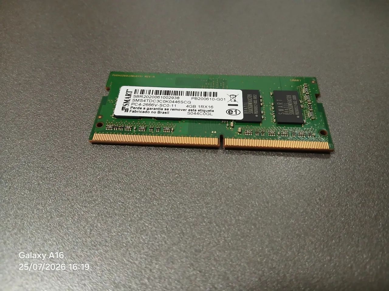 Memória RAM DDR4 4GB notebook - Foto 4