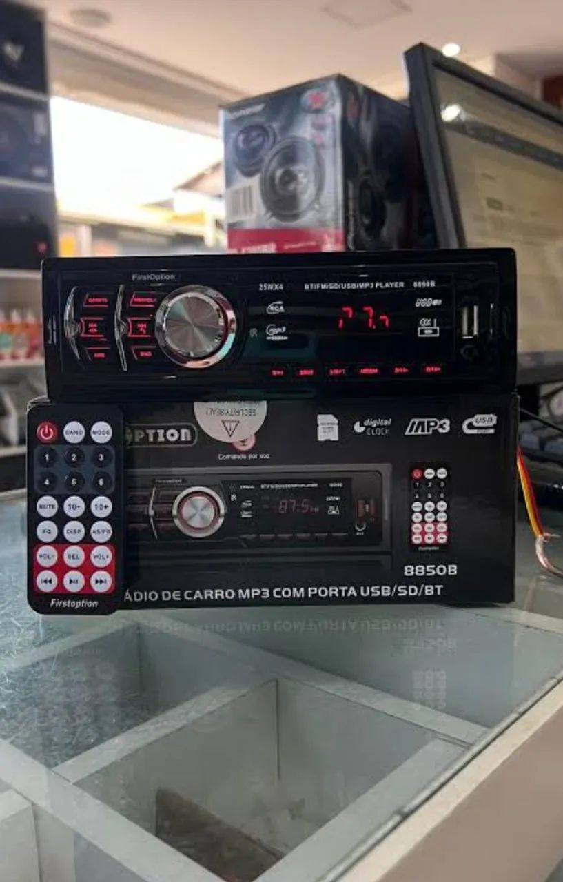 Rádio para carro bluetooth 
