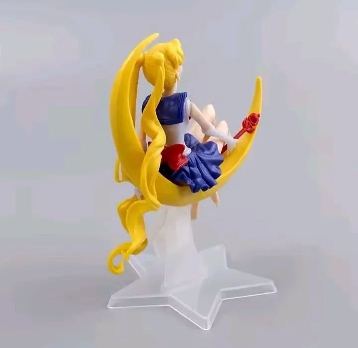 Boneca estatueta Anime Sailor moon modelo sentada  - Foto 3