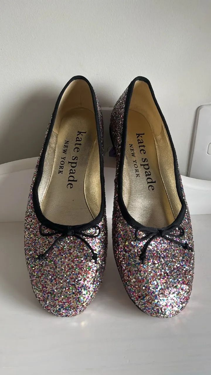 Sapatilha de glitter Kate Spade - Foto 2