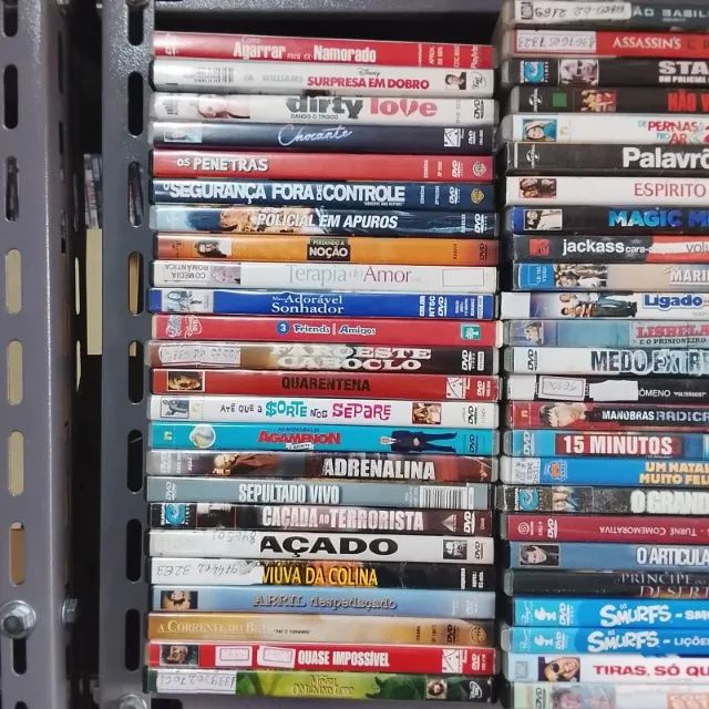 Lote com 260 DVDs originais de locadora - Foto 2