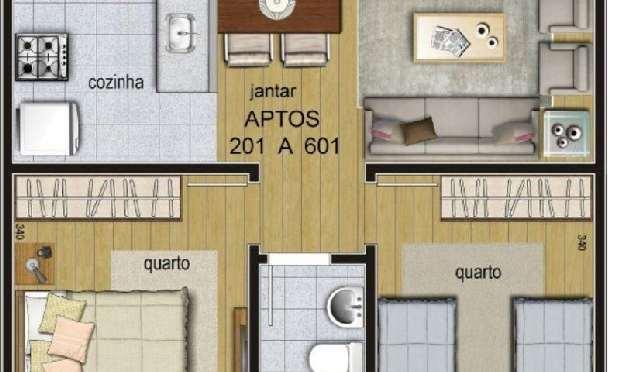 Importunidade 02 quarto com area externa , 02 vagas elevador - Foto 9