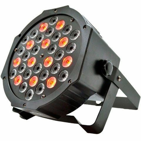 Canhão Refletor Led Par Rgb 36 Leds 1w Dmx512 Slim Strobo - Foto 4