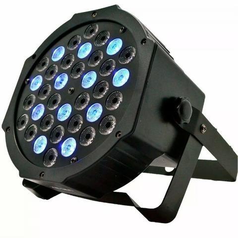Canhão Refletor Led Par Rgb 36 Leds 1w Dmx512 Slim Strobo - Foto 2