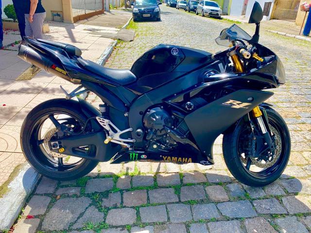 Yamaha R1 2008 preta Série Ouro Perfeita/ Yamaha R1/Yamaha R1 - Foto 2