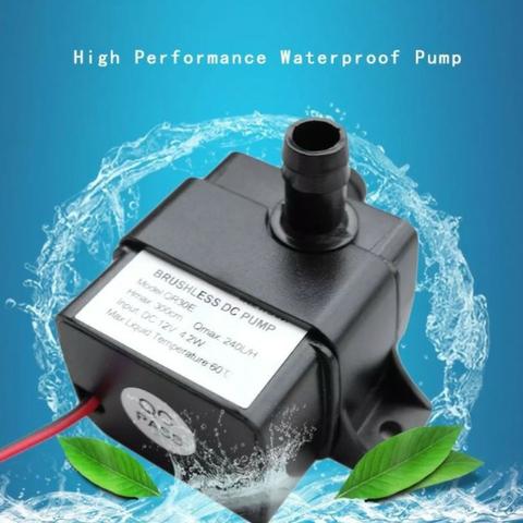 COD-CP166 Mini Bomba De Água Submersível Prova D'água 12vdc 4w 240l/h Arduino Automação