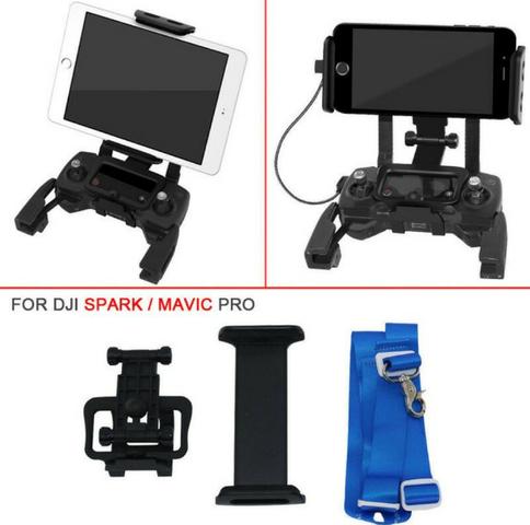 COD-CP322 Suporte + Adaptador Para Tablet Phone 4.6 ~ 12" para DJI Mavic Pro Spark Drone - Foto 5