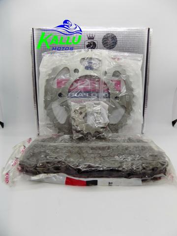 Kit relação moto Cb 250 twister modelo original - Foto 3