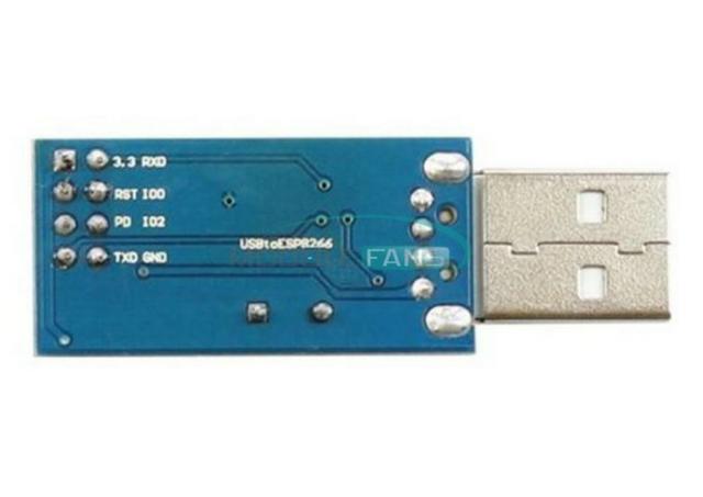 COD-AM158 CH340T ESP8266 Serial sem fio Wifi módulo bietápica placa adaptador USB Ardu - Foto 3