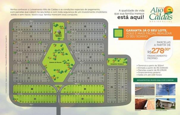 Itapua Alto de Caldas - Lotes financiados em boletos e promissórias - Foto 4