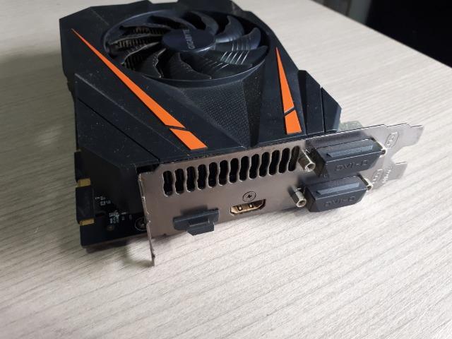 Placa gamer GeForce GTX1070 GigaByte mini - Foto 5