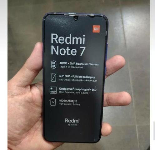 Celular Xiaomi Redmi Note 7 64GB Versão Global Azul - Foto 4