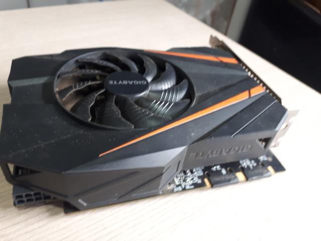 Placa gamer GeForce GTX1070 GigaByte mini - Foto 3