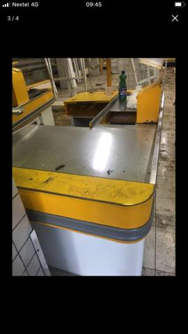 Checkout de mercado com local para colocação de balança - Foto 3