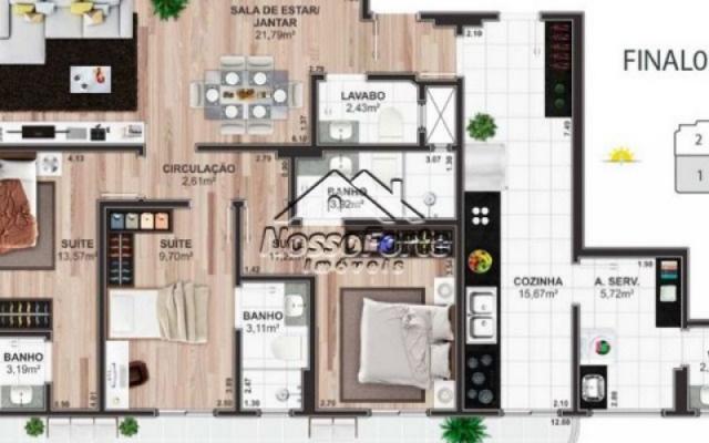 Apartamento alto padrão no Canto do Forte em Praia Grande - Foto 6