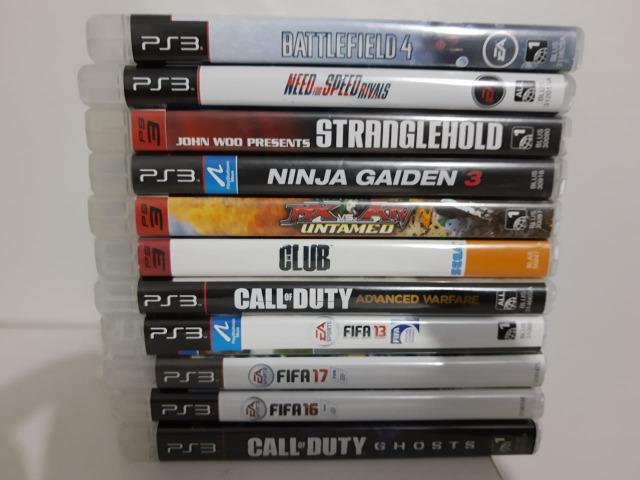Jogos de PS3 Playstation 3 - R$30 a unidade ou todos por R$200