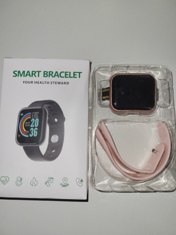smartwatch y68 rosa