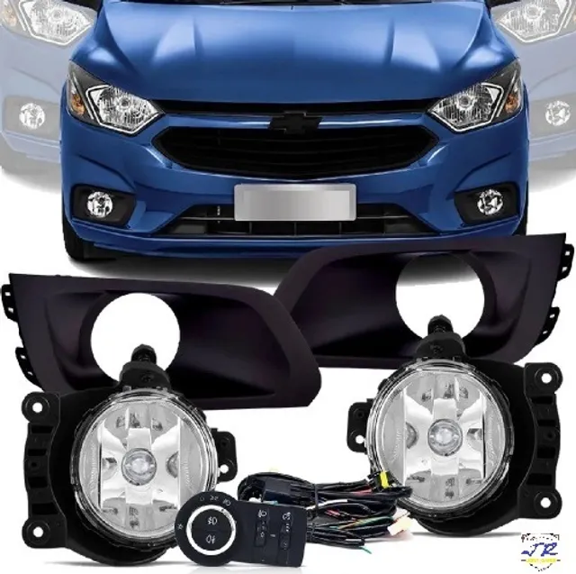 Kit Farol Milha Prisma Onix Lt Ltz 2017 2018 2019 Auxiliar Neblina