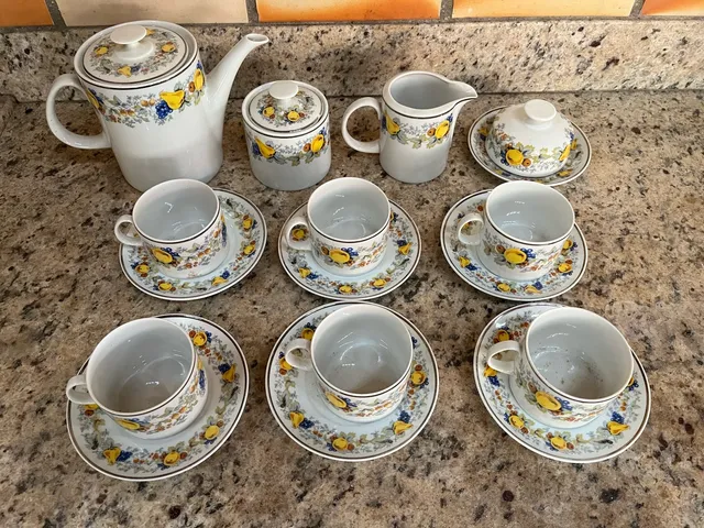 Jogo de cha porcelana  +151 anúncios na OLX Brasil