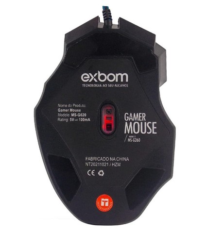 Mouse Gamer X7 3200dpi com Fio USB Rgb 7 Botões Xtreme MS-G260  - Foto 4