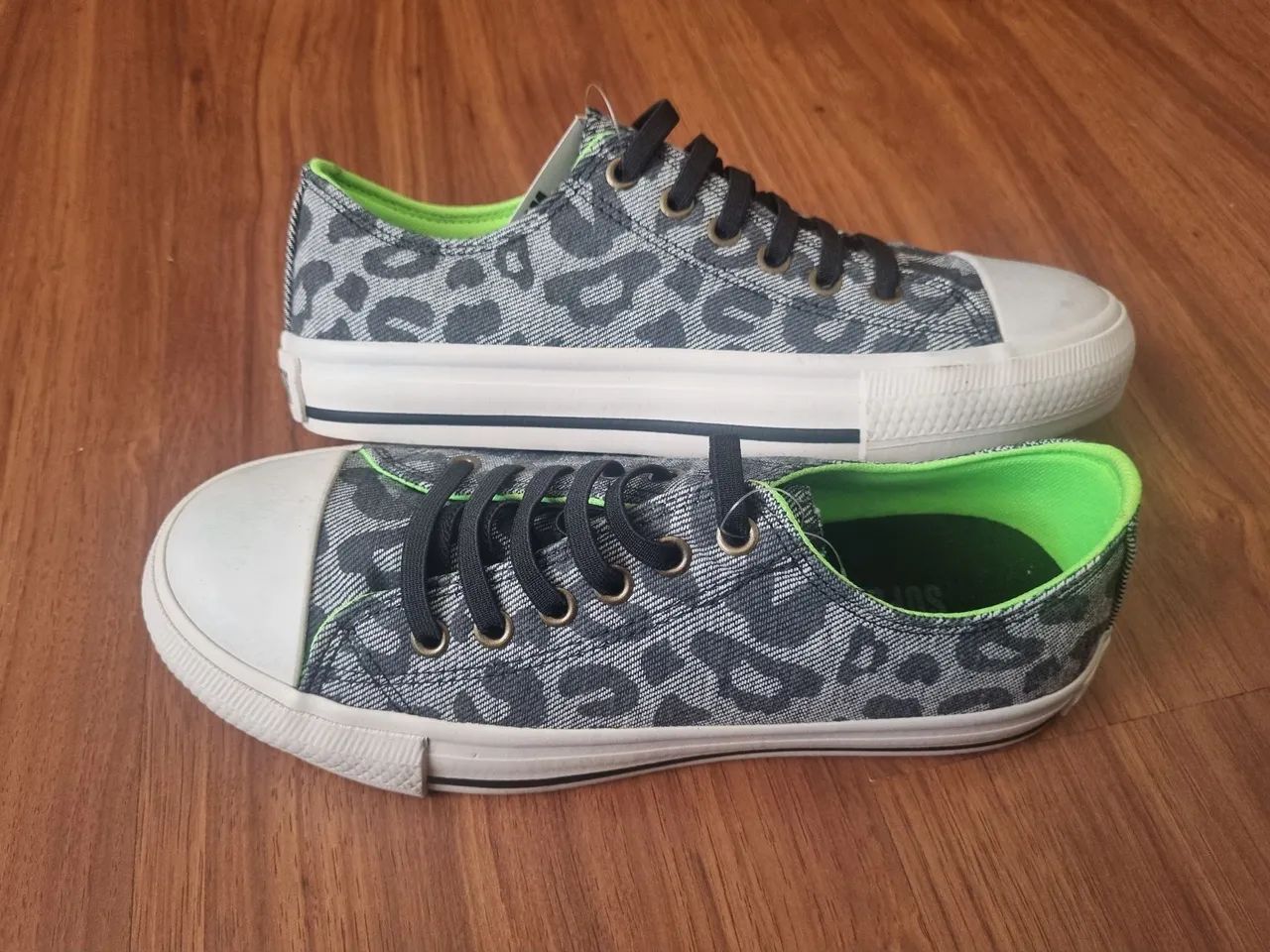 Tênis super star cinza com onça  - Foto 2