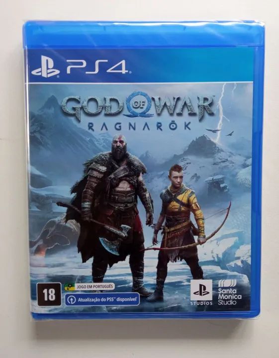 God Of War Ragnarok ps4 NOVO LACRADO