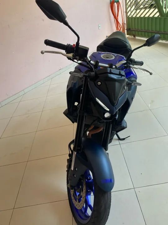 Yamaha MT-03 2023 - Azul - Impecável - Foto 9