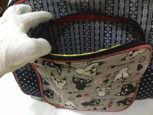 Bolsa Grande Da Enok Modelo Gatinhos - Foto 5